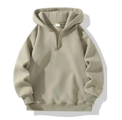 Half Zip Up Hoodie